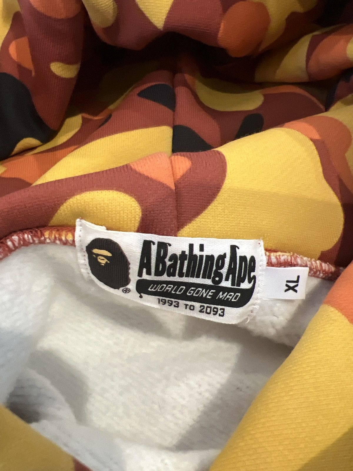 Bape 1st Camo College Wide Pullover Hoodie Size US XL / EU 56 / 4 - 3 Thumbnail