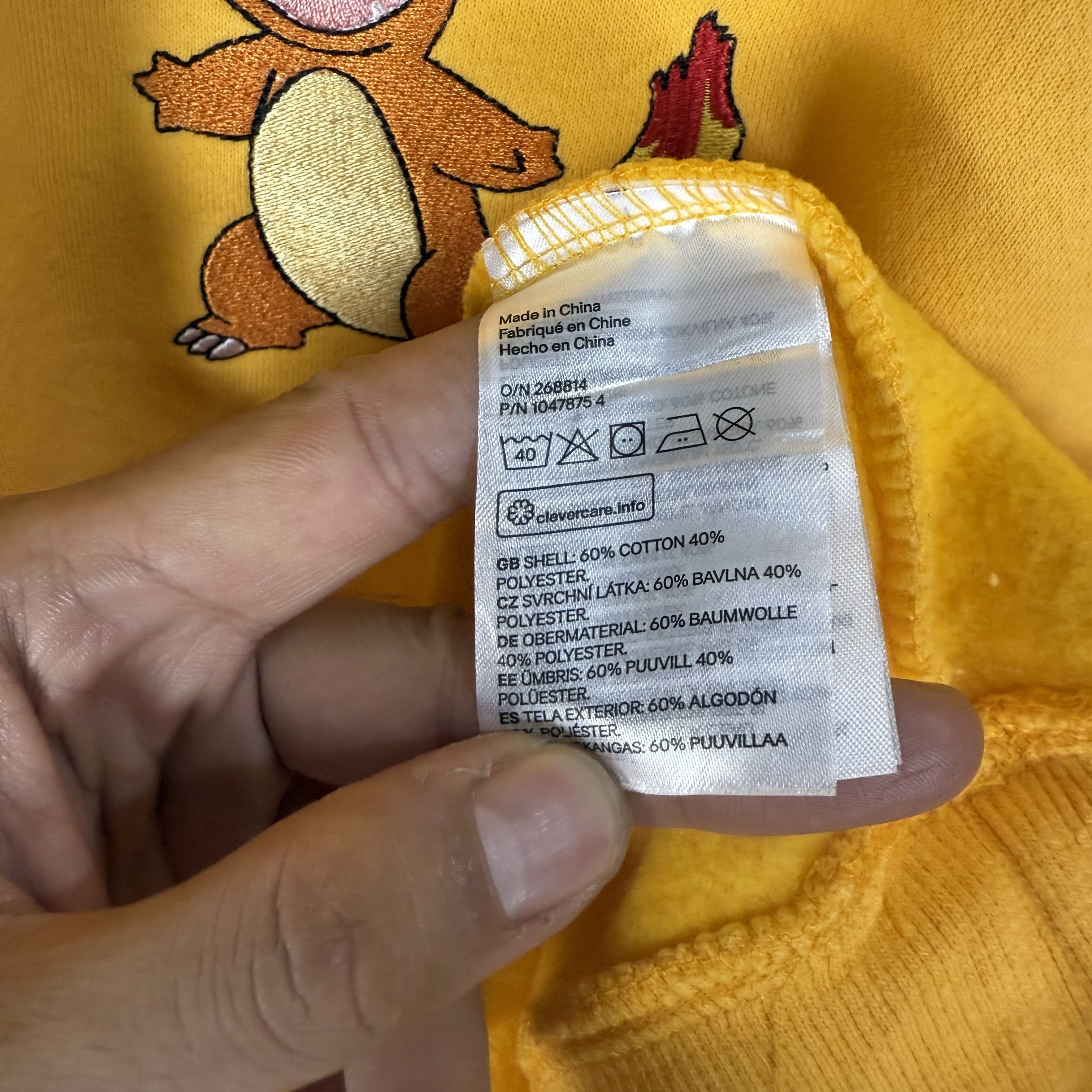 Pokemon Pokemon Charmander Sweatshirt Crewneck Size US XL / EU 56 / 4 - 5 Thumbnail