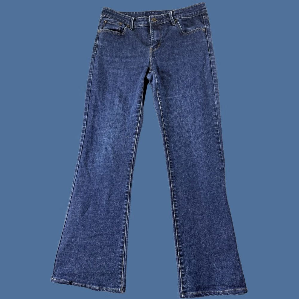Levi's Levi's San Francisco Women's Demi Curve Boot Cut Blue Denim Jeans Sz 8/29 Junior Regular 5-Pocket Size 30" / US 8 / IT 44 - 1 Thumbnail