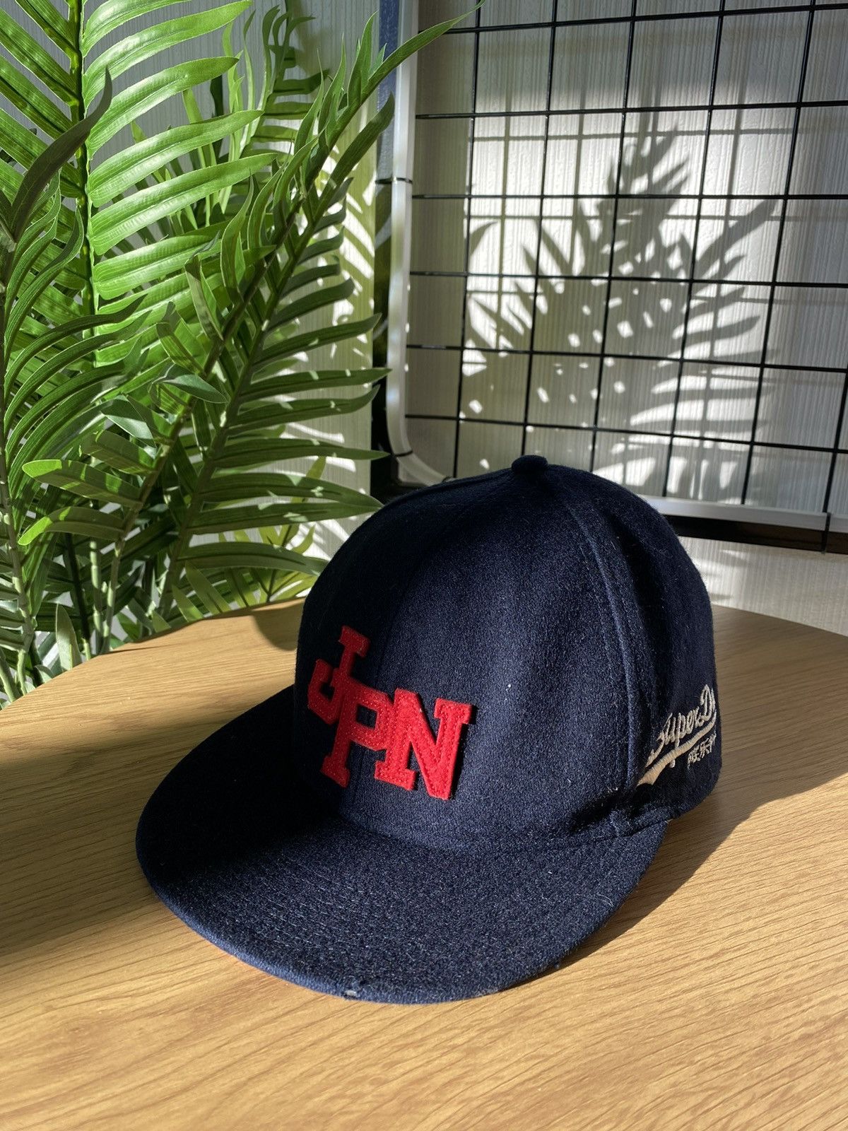 Superdry × Vintage SuperDry Japan Wool Hat “JPN” OS Unisex Men’s Navy Blue Size ONE SIZE - 15 Thumbnail