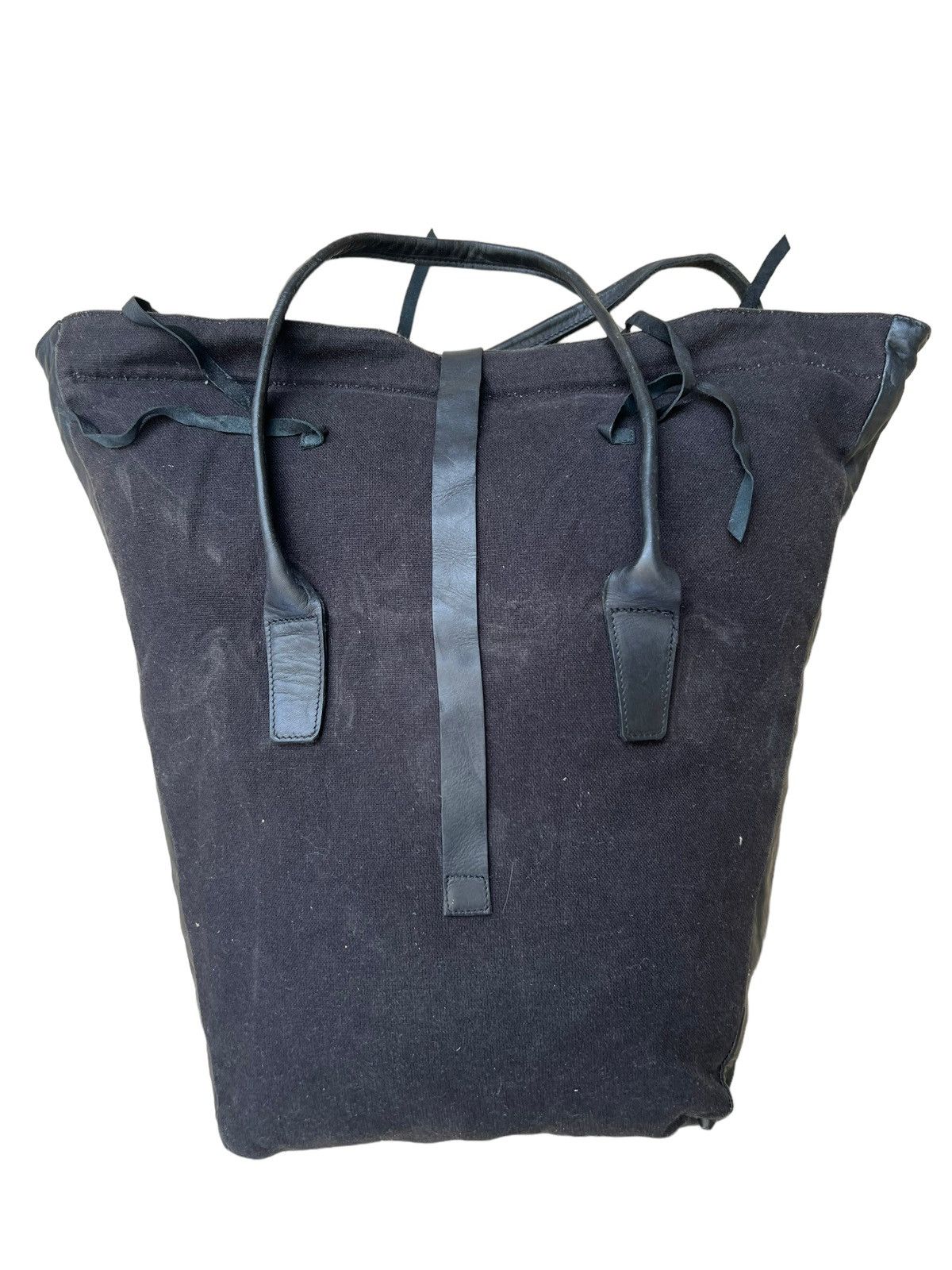 ato Ato Japan Hybrid Leather Cotton Unique Tote Bag Large Size ONE SIZE - 11 Thumbnail