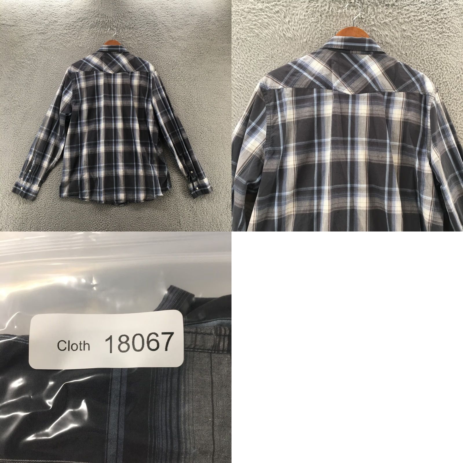 American Eagle Outfitters American Eagle Outfitters Casual Shirt Men XL Blue Plaid Long Sleeve Vintage Fit Size US XL / EU 56 / 4 - 8 Thumbnail