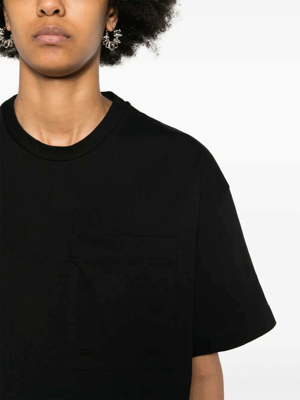 Jil Sander o1mt1gz0625 T-Shirt in Black Size XL / US 12-14 / IT 48-50 - 5 Thumbnail