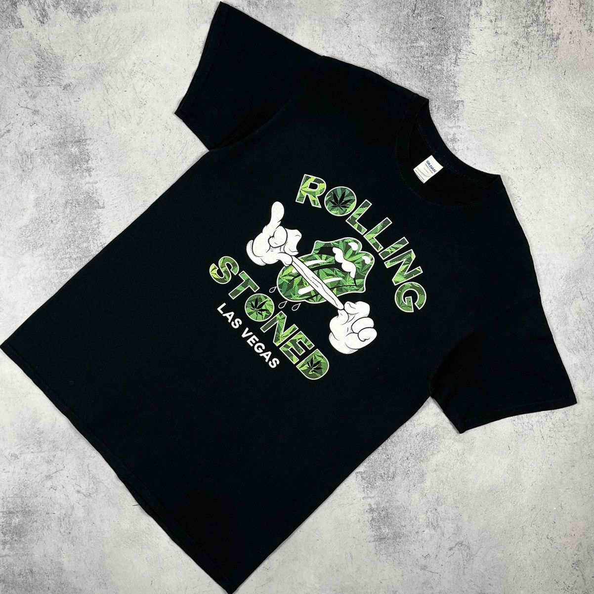 Band Tees Vintage Rolling Stoned parody weed blunt humor tee 90’s Size US L / EU 52-54 / 3 - 1 Thumbnail