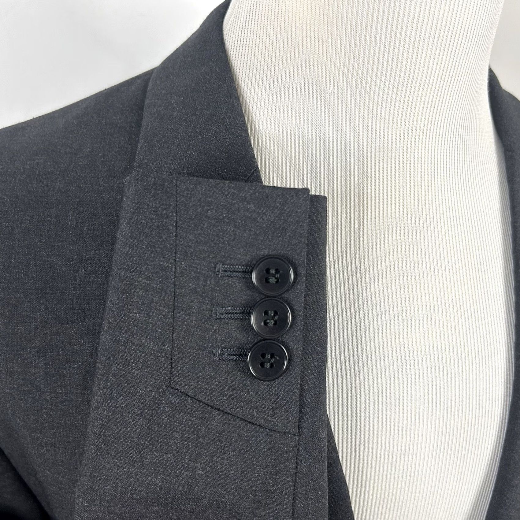 Theory Theory 44R Sport Coat Wool Blend Dark Gray Two Button Lined Double Vented Mens Regular Jacket Size US XS / EU 42 / 0 - 5 Thumbnail