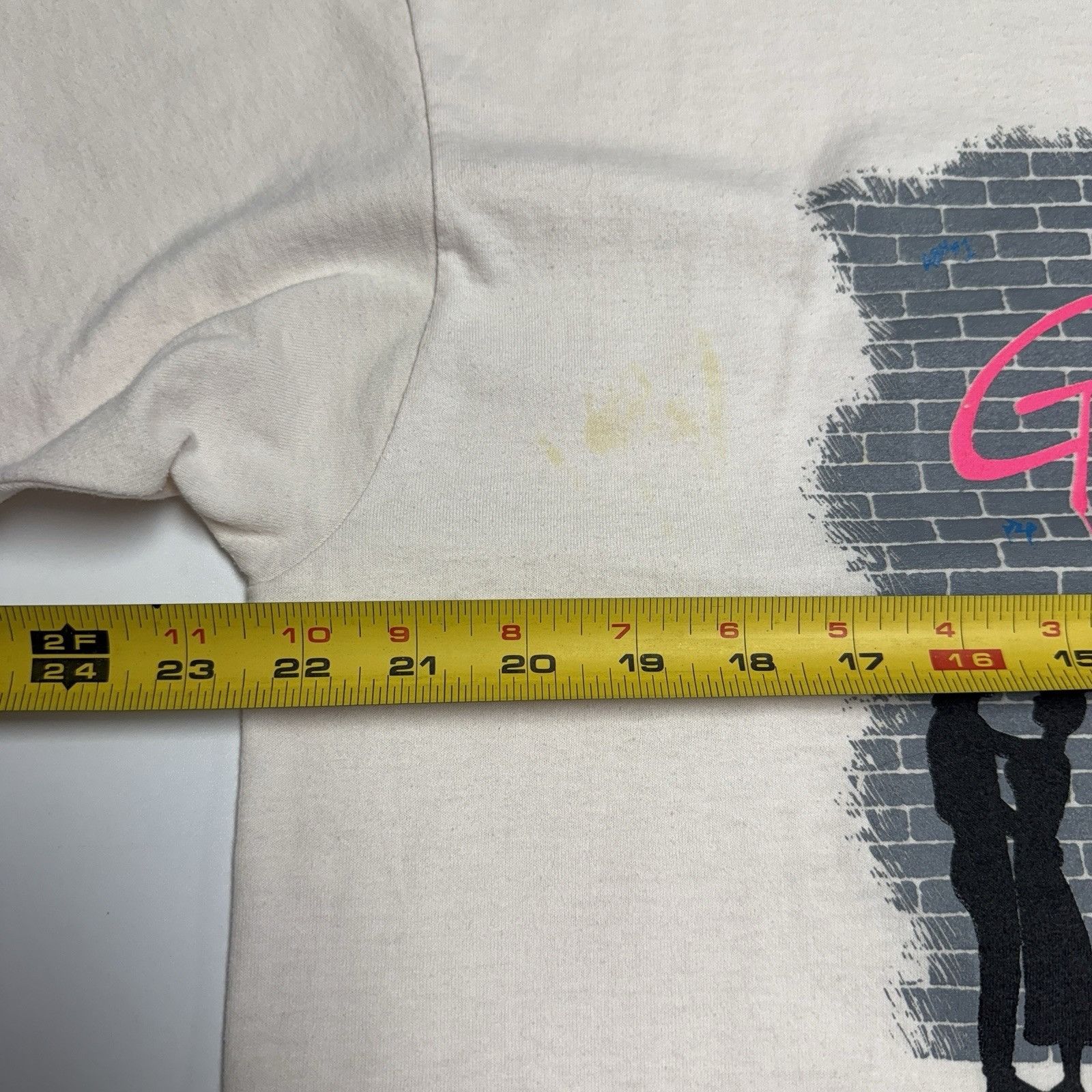 Vintage Vintage 90s Graffiti Night T Shirt Mens XL 22.5x29.5 White S Size US XL / EU 56 / 4 - 15 Thumbnail