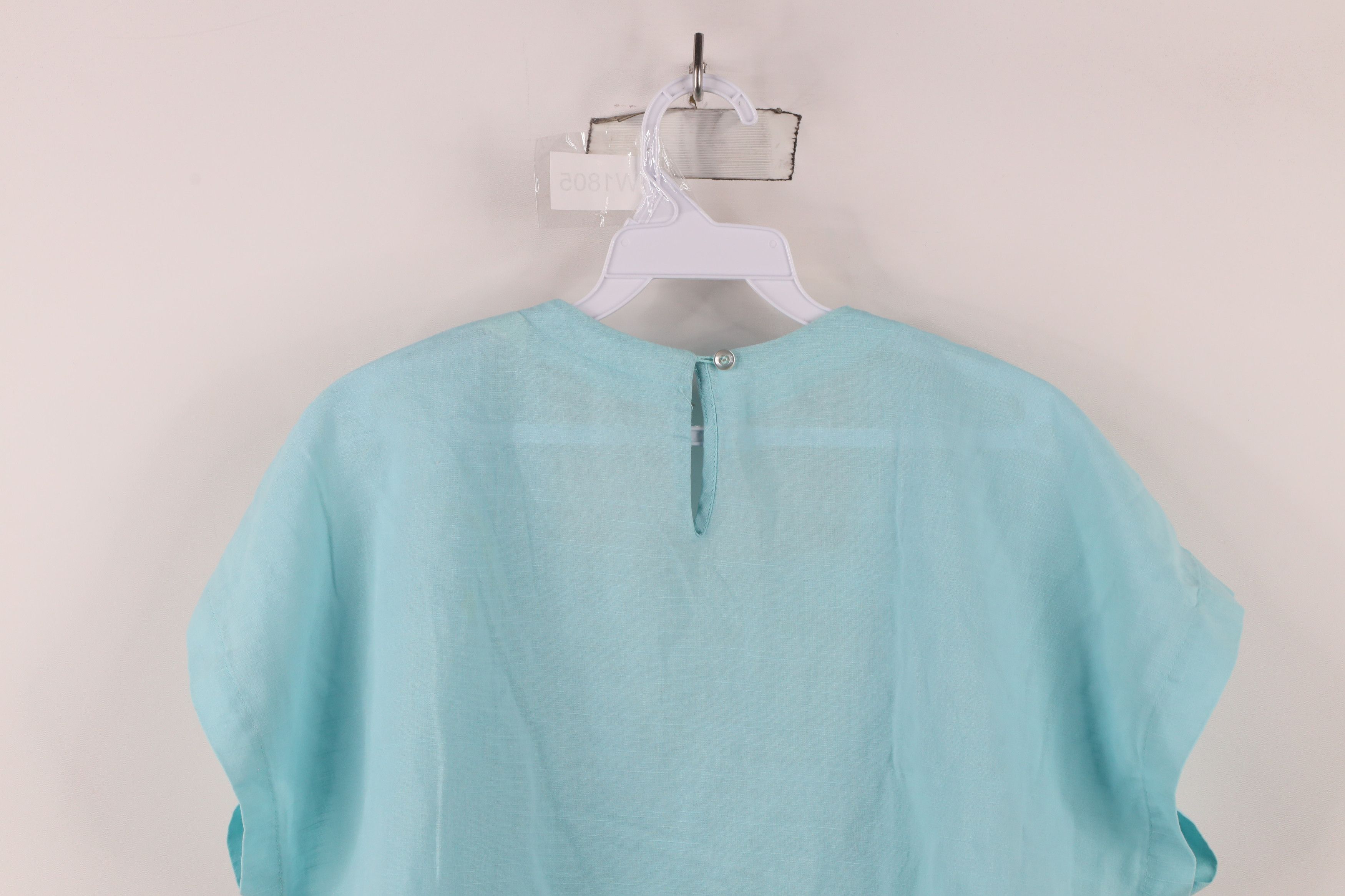 Vintage Vintage 80s Mid Mod Flower Dolman Sleeve Pullover Shirt USA Size XXL / US 16-18 / IT 52-54 - 13 Thumbnail