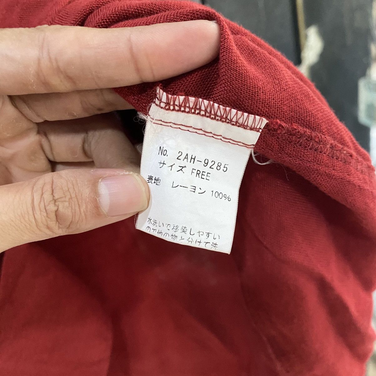 Hysteric Glamour Hysteric Glamour Super Hys Rayon Red Shirt Size US L / EU 52-54 / 3 - 11 Thumbnail