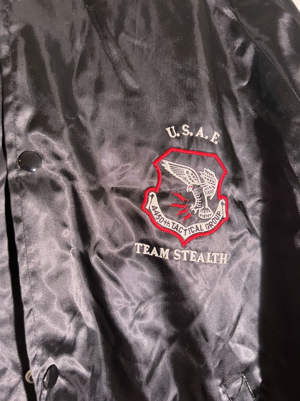 Vintage 80’s 90’s Vintage F-117A Stealth Fighter Jet Retro Jacket Size US XXL / EU 58 / 5 - 7 Thumbnail