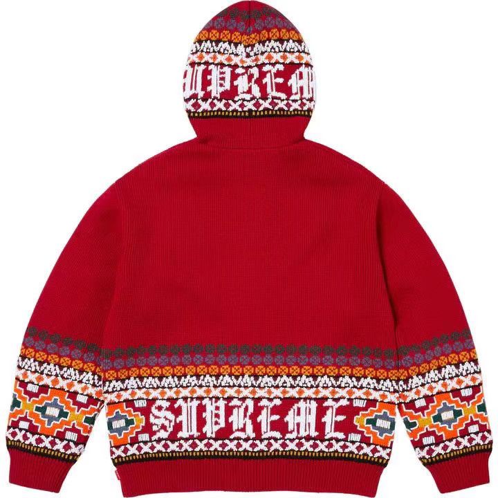 Supreme Supreme FW25 Week 16 Beaded Zip-Up Hooded Sweater. Q7 Size US S / EU 44-46 / 1 - 3 Thumbnail