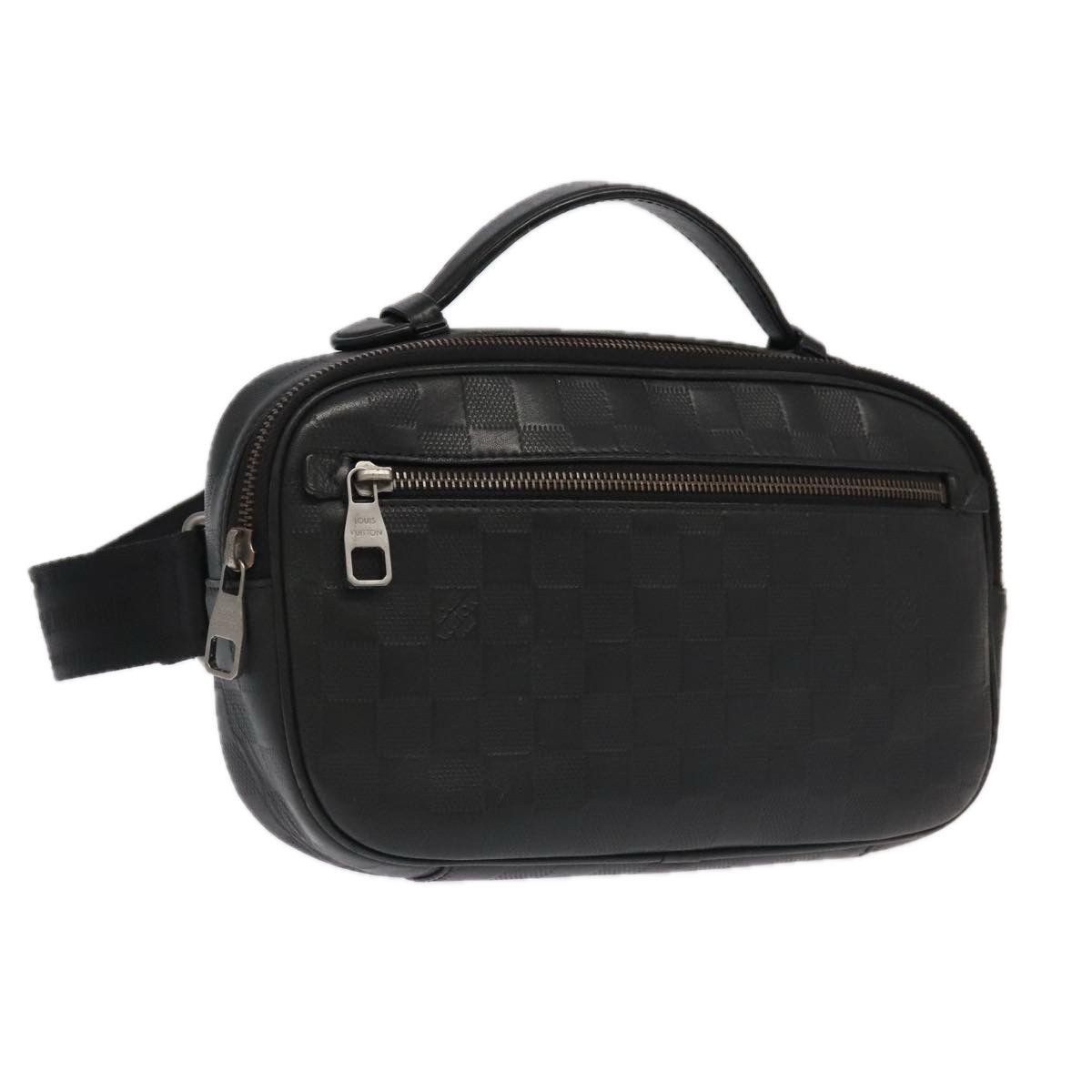 Louis Vuitton Ambler Black Leather Shoulder Bag (Pre-Owned) Size ONE SIZE - 1 Thumbnail