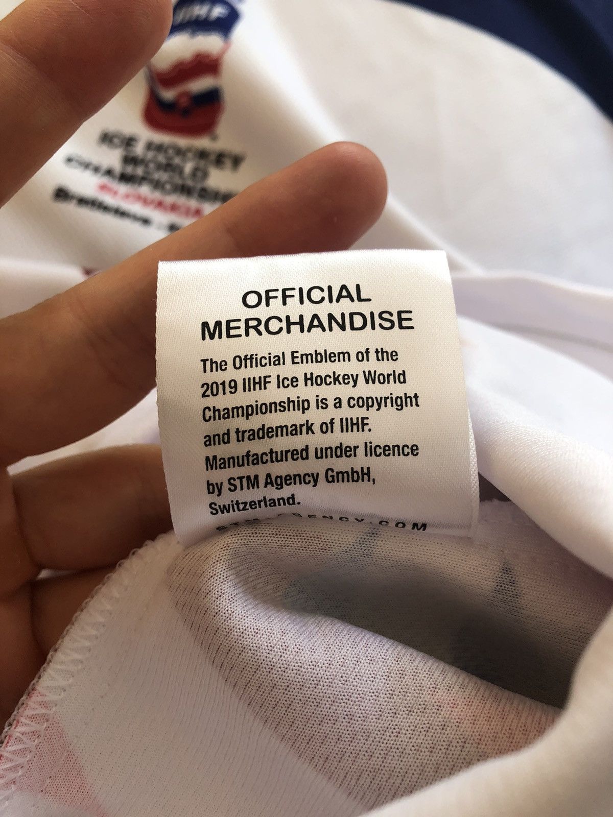 Vintage RARE 2019 ICE HOCKEY CHAMPIONSHIP SLOVAKIA JERSEY Size US XL / EU 56 / 4 - 4 Thumbnail