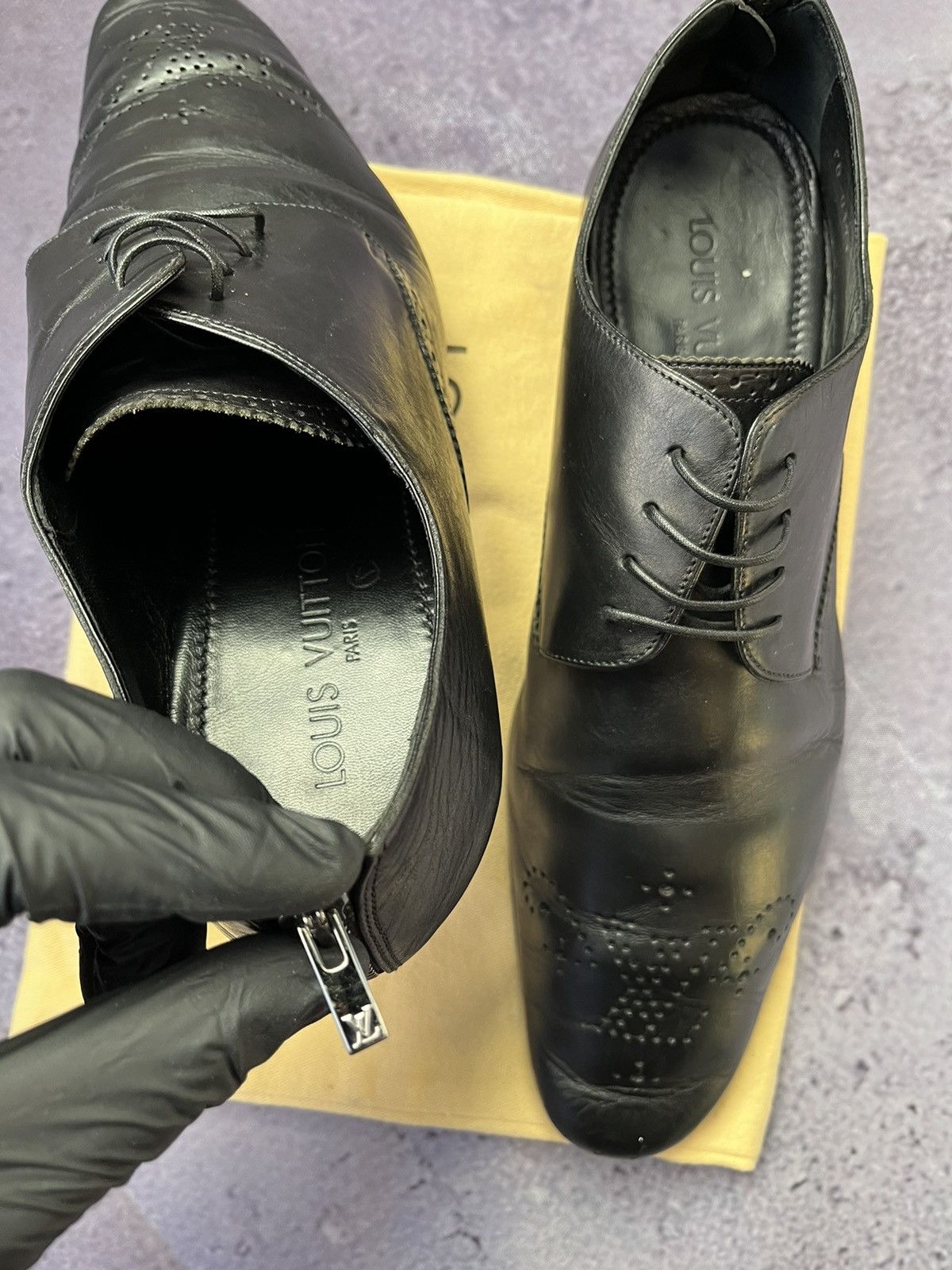 Louis Vuitton Louis Vuitton Derby Shoes Size US 8.5 / EU 41-42 - 5 Thumbnail