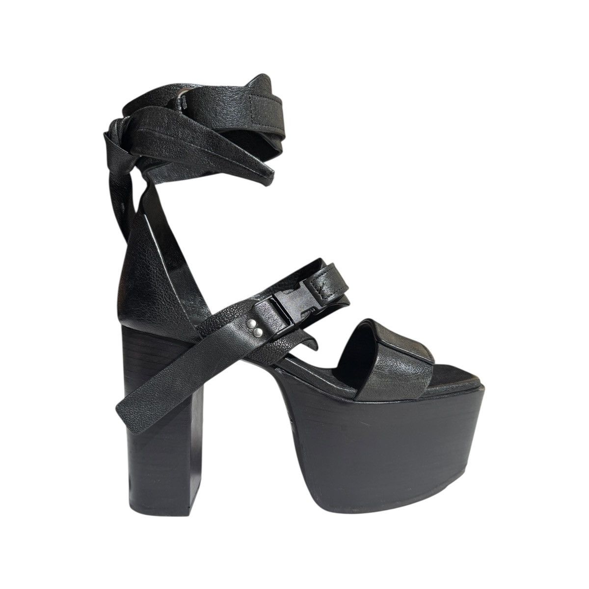 Rick Owens Platform gladiator kiss heel Size US 7 / IT 37 - 1 Thumbnail