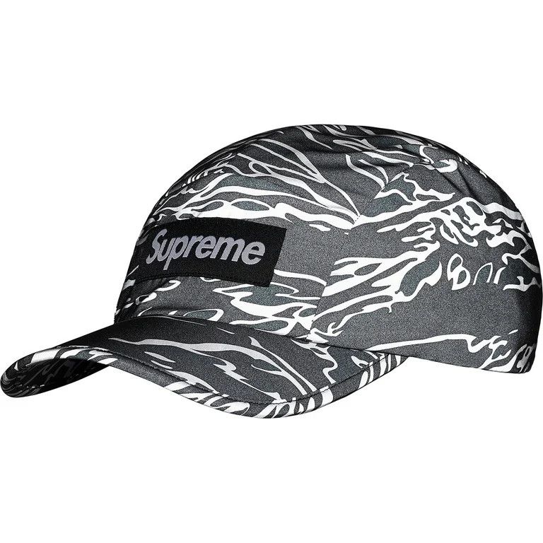 Supreme Supreme Tiger Camo Reflective Camp Cap 'Black' Size ONE SIZE - 3 Thumbnail