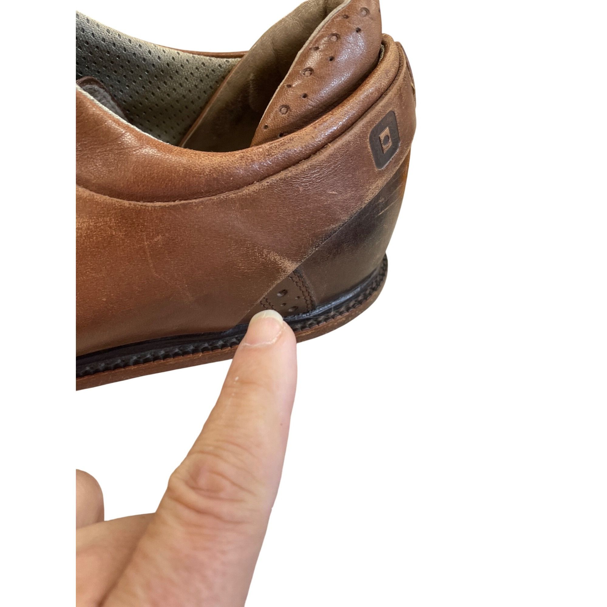 TSUBO Tsubo Mens Brown Leather Cap Toe Oxford Dress Shoes Size 12 Size US 12 / EU 45 - 8 Thumbnail