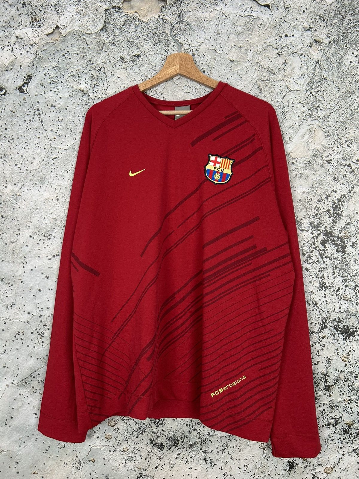 Nike Nike FC Barcelona Longsleeve Soccer Jersey Football Vintage Size US XL / EU 56 / 4 - 1 Thumbnail