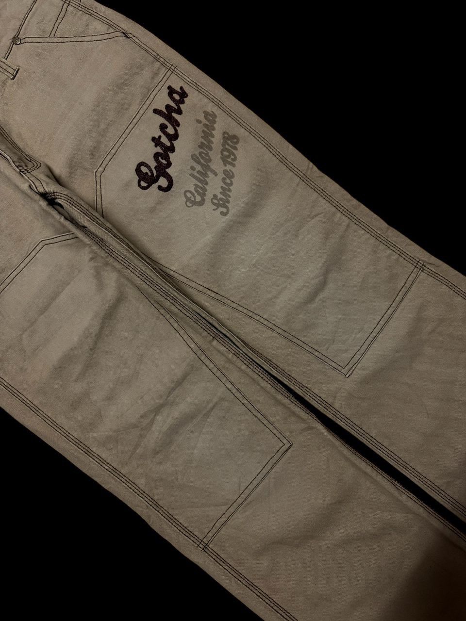 Gotcha RARE 90’s Gotcha Surf Double Knee Duck Logo Workwear Style Size US 32 / EU 48 - 7 Thumbnail