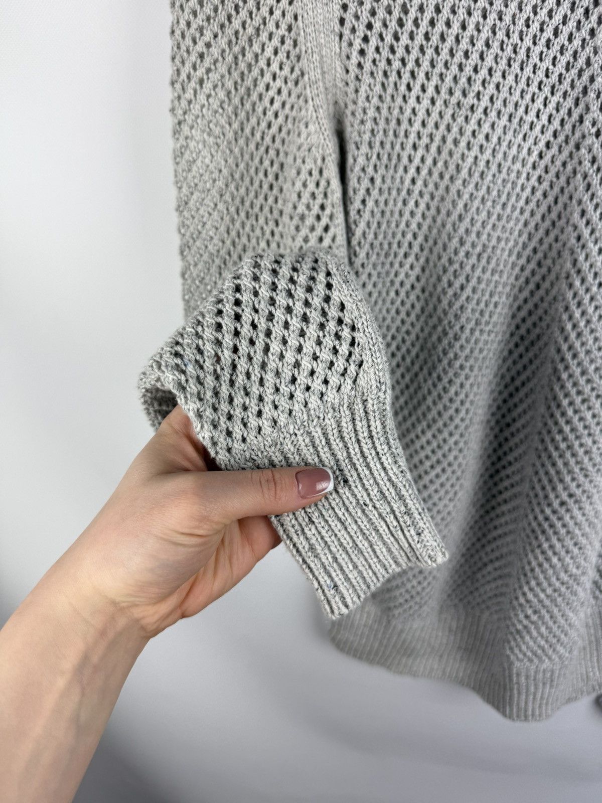 Allsaints Allsaints Bannok Crew Heavy Knit AvantGarde Sweater Pullover Size US L / EU 52-54 / 3 - 9 Thumbnail
