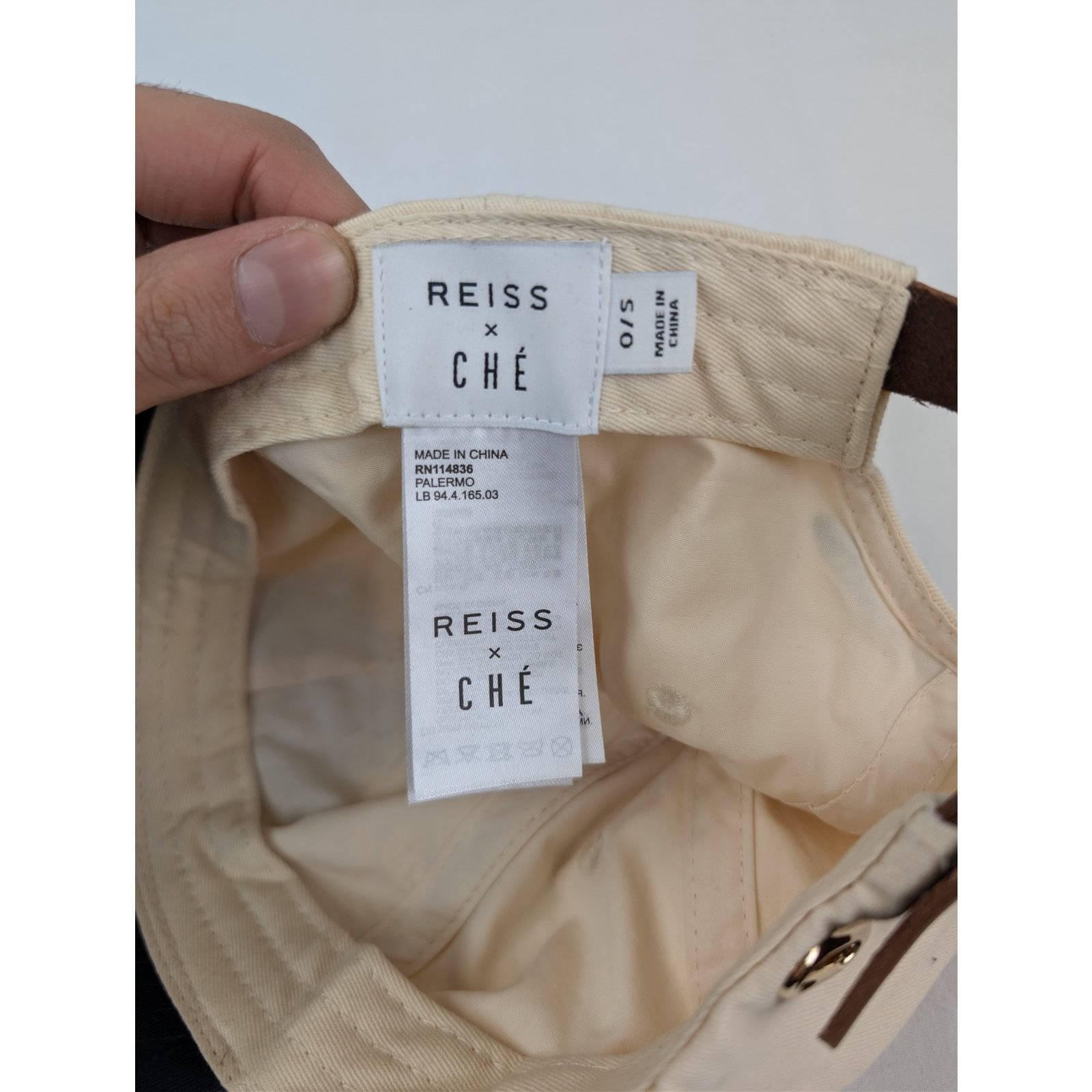 Reiss o1rshd1 CC20 Size: OS / Baseball Cap / hat in White/Blue Size ONE SIZE - 12 Thumbnail