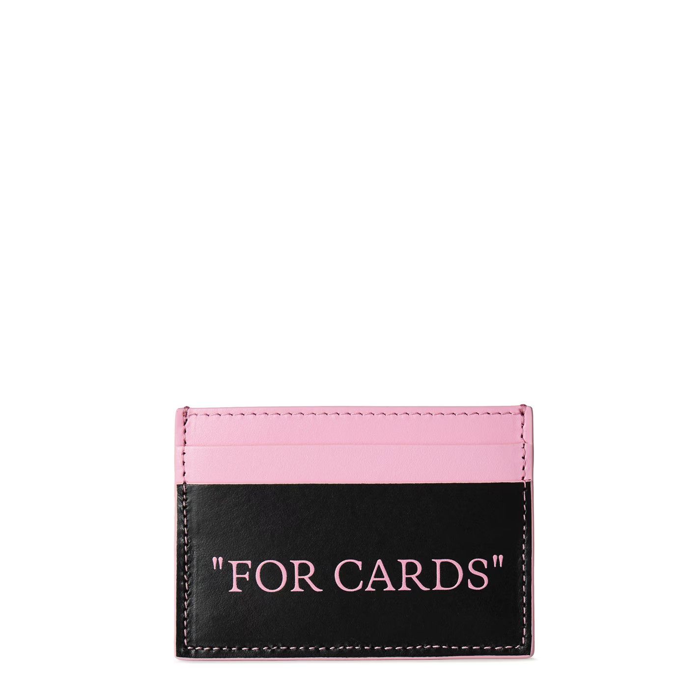 Off-White o1g2r1mq0125 Size: OS / Cardcase in Pink & Black Size ONE SIZE - 1 Thumbnail
