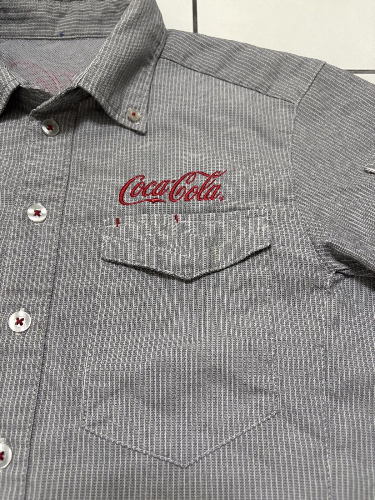 Coca Cola Vintage Coca Cola Japanese Brand Button Up Shirt Size US M / EU 48-50 / 2 - 5 Thumbnail