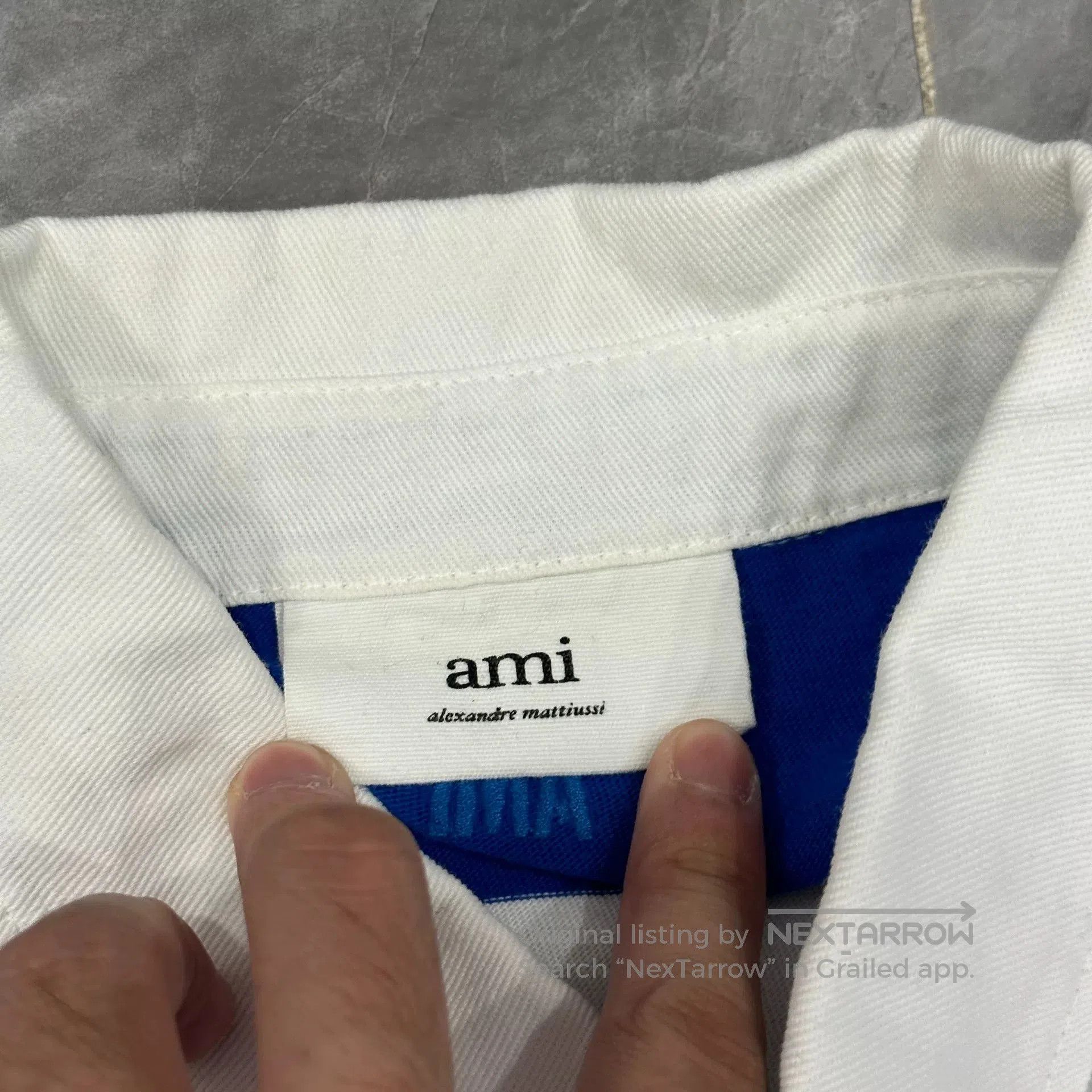 AMI AMI Heart Embroidered Long Sleeve Polo. Size US L / EU 52-54 / 3 - 3 Thumbnail