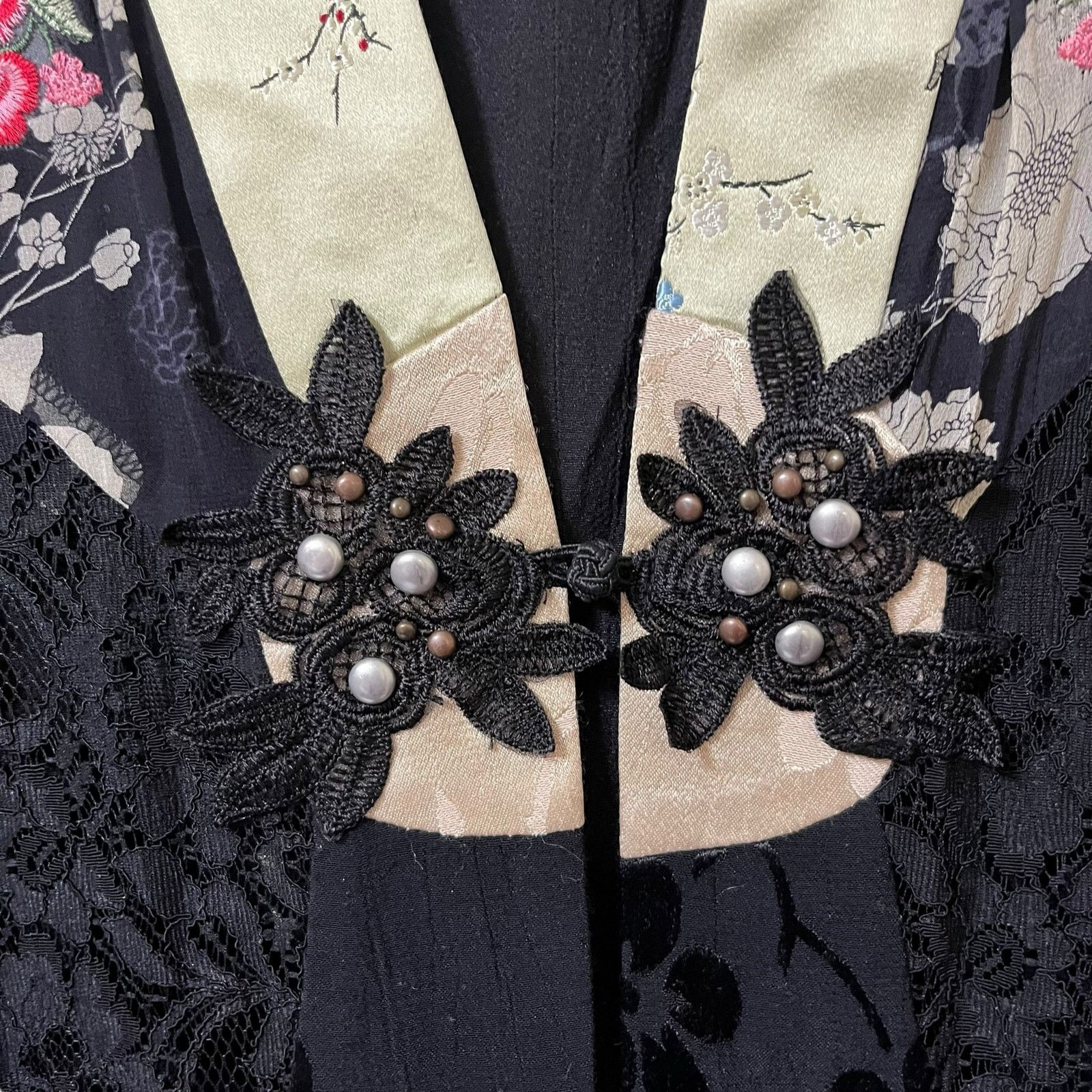 Vintage Spencer Alexis Vintage 90s boho kimono cardigan shrug top Size S / US 4 / IT 40 - 5 Thumbnail