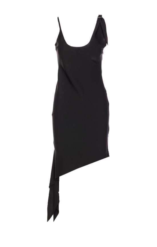COURREGES Women Mid Skirts 125CRO538PL0147 9999 Black