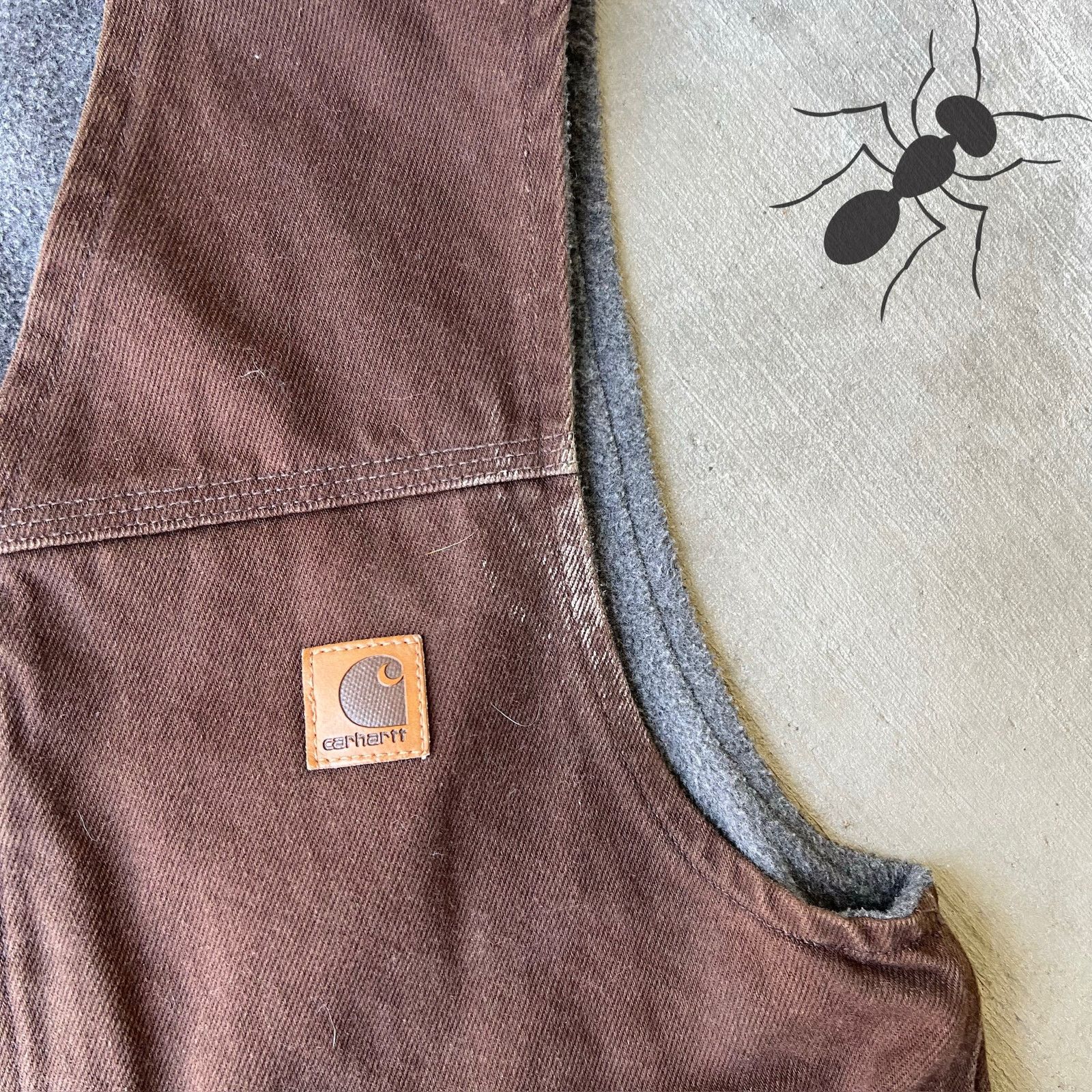 Carhartt × Vintage Carhartt V19 DKB brown work wear vest Size US M / EU 48-50 / 2 - 4 Thumbnail