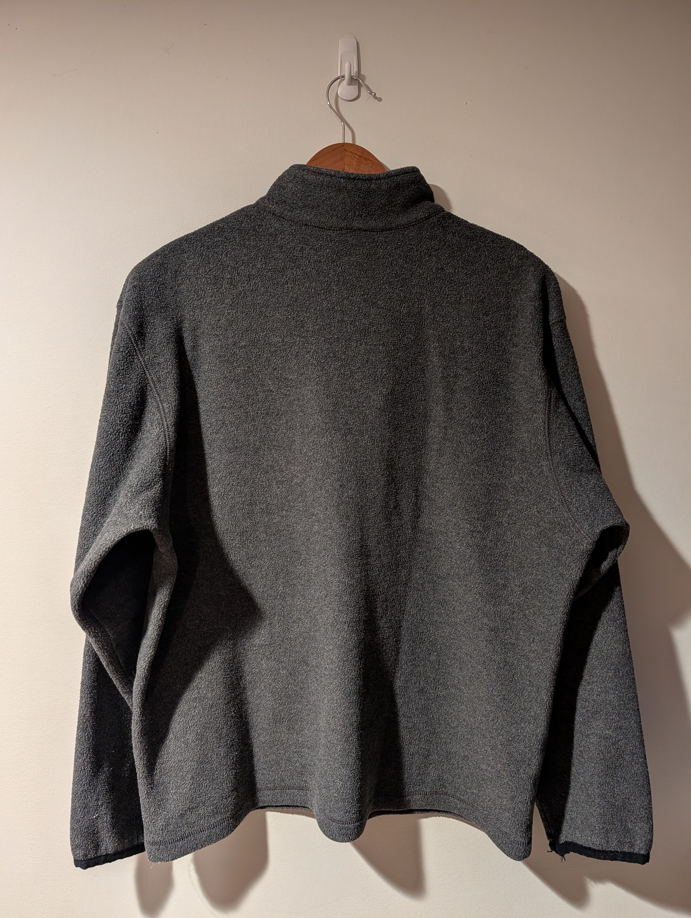 Adidas Vtg 90s Adidas Center Logo Quarter Zip Fleece Pullover Size US XL / EU 56 / 4 - 5 Thumbnail