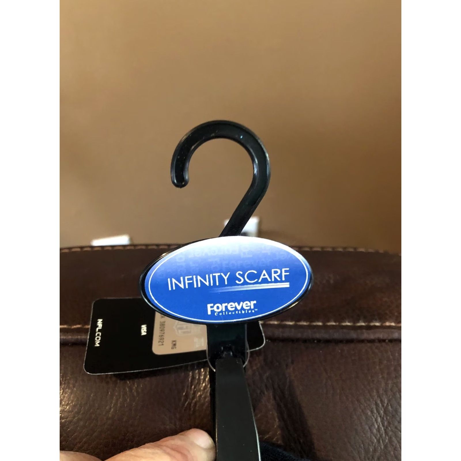 Logo 7 VINTAGE? (No) Chicago Bears Infinity Scarf Women Navy Blue Forever Collectibles BEAR logo Sports Scarf Womens Fall Winter Bears Style Infinity Pattern Size ONE SIZE - 4 Thumbnail