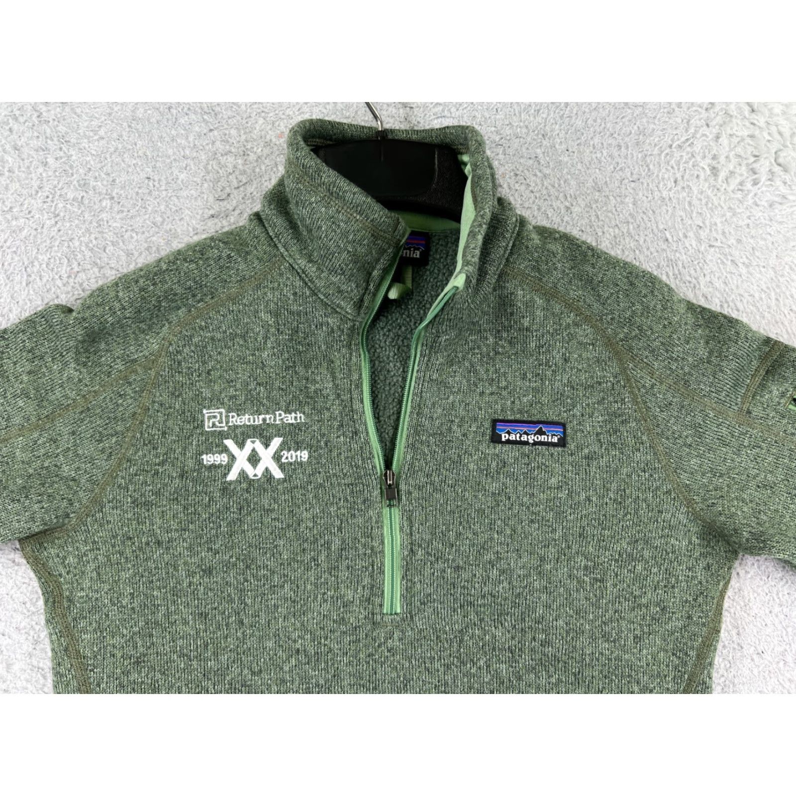 Patagonia Patagonia Jacket Womens Small Green Zip Mock Neck Fleece Cozy Sustainable Size S / US 4 / IT 40 - 7 Thumbnail