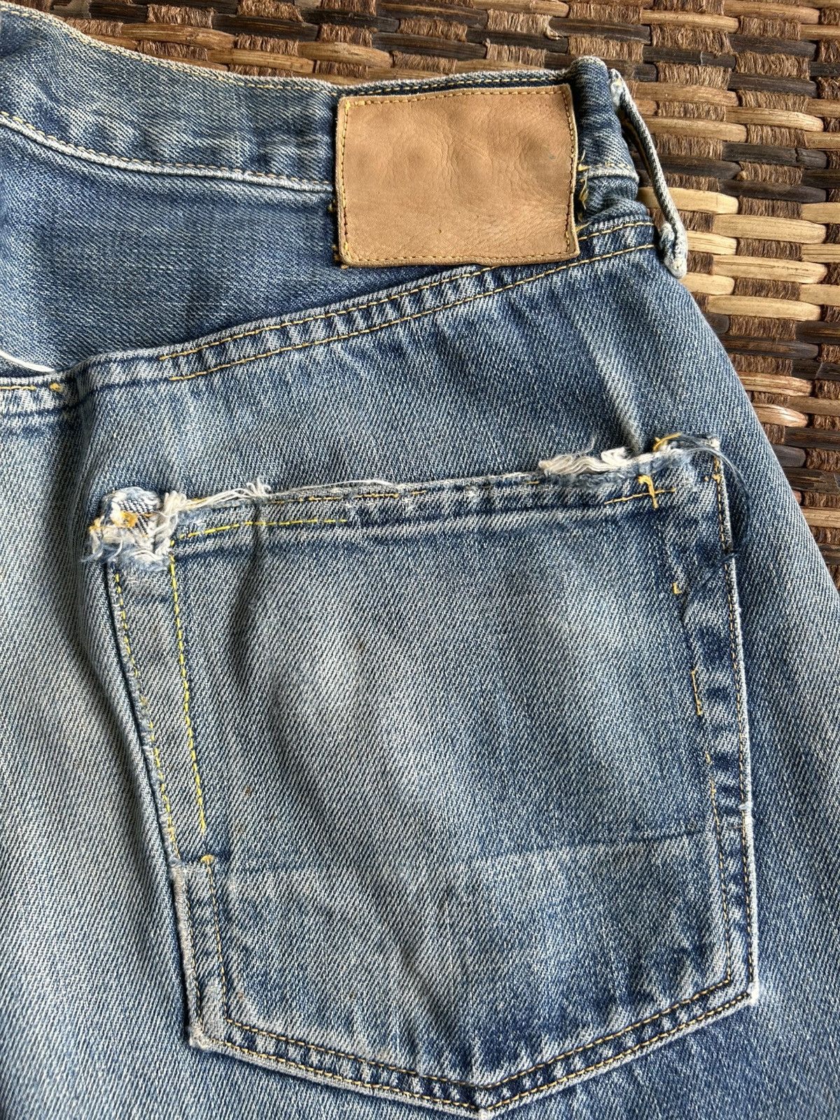 Japanese Brand × Kapital × Vintage Japanese Salvedge Vintage Distressed Denim Jeans Size US 29 - 13 Thumbnail