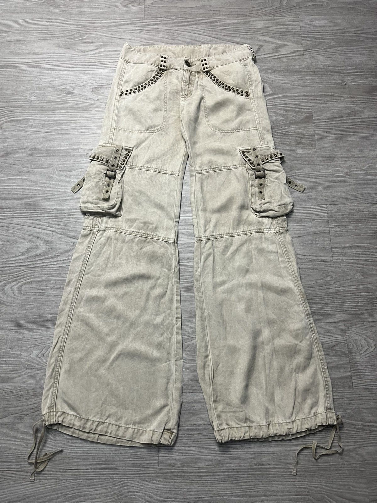 Japanese Brand Cook 90s Ifsixwasnine Lgb Style Bondage Cargo Pants Size US 30 / EU 46 - 1 Thumbnail