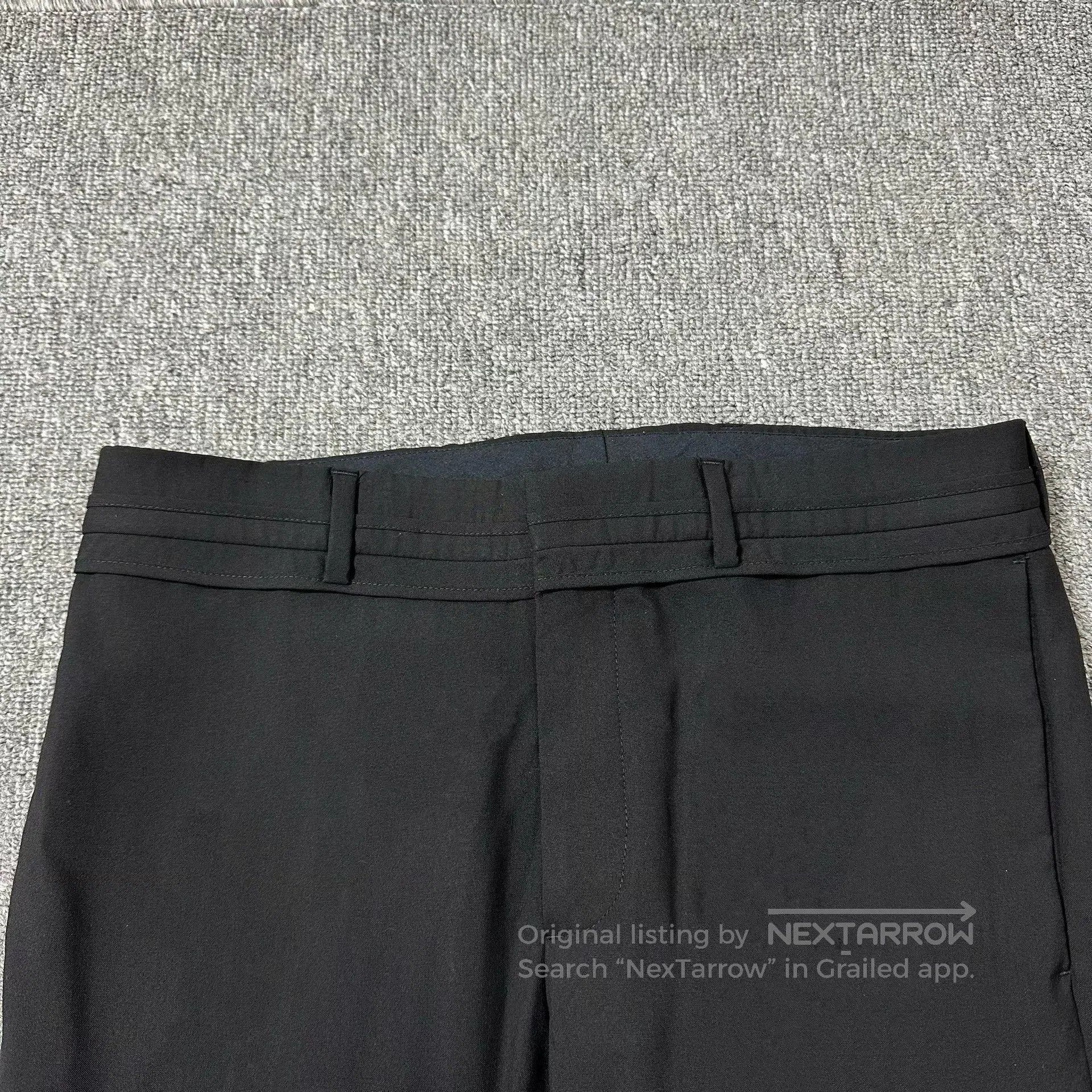 Dior Dior Black Double Waistband Tailored Pants. Size US 30 / EU 46 - 2 Thumbnail