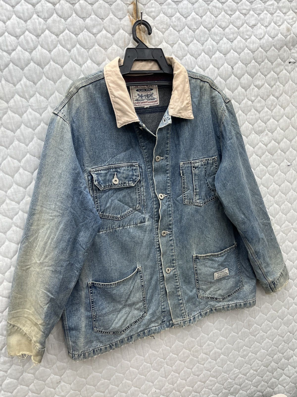 Levi's × Vintage 🔥🔥🔥STEALS VTG LEVIS BLANKET LINED CHORE JACKET Size US L / EU 52-54 / 3 - 3 Thumbnail