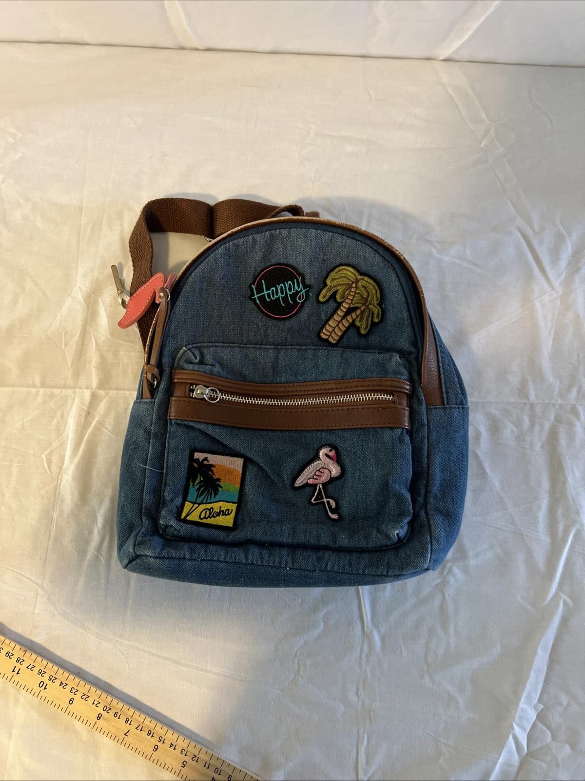 Other Kids Summer Vibe Backpack With Flamingo and Beach Patch’s Size ONE SIZE - 8 Thumbnail