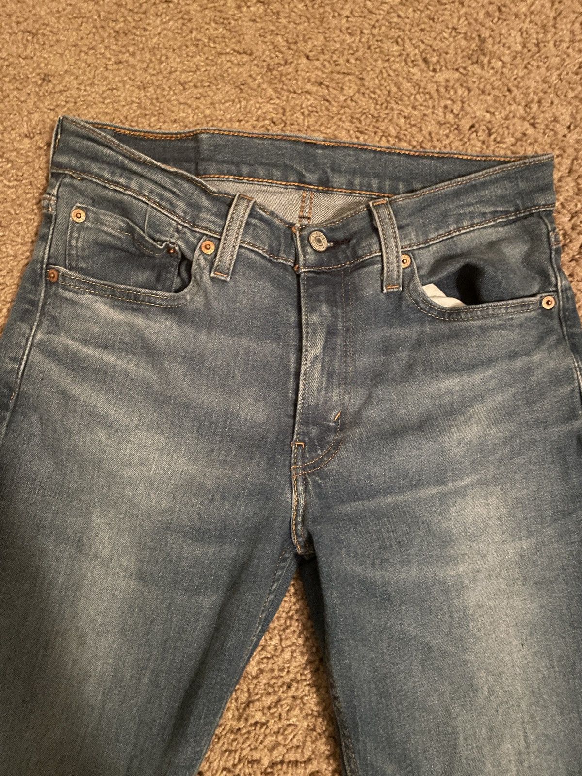 Levi's × Levi's Made & Crafted Levi “511” Blue Jeans Size US 31 - 2 Thumbnail