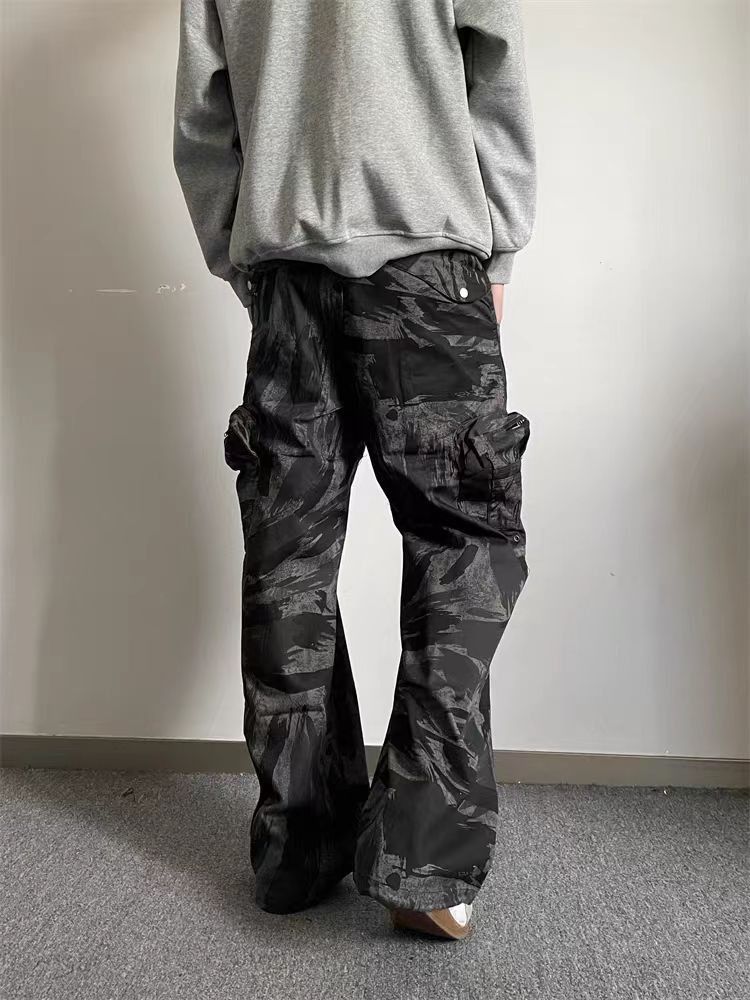 Japanese Brand × Vintage Vintage Side Pocket Camouflage Work Trousers Size US 30 / EU 46 - 4 Thumbnail