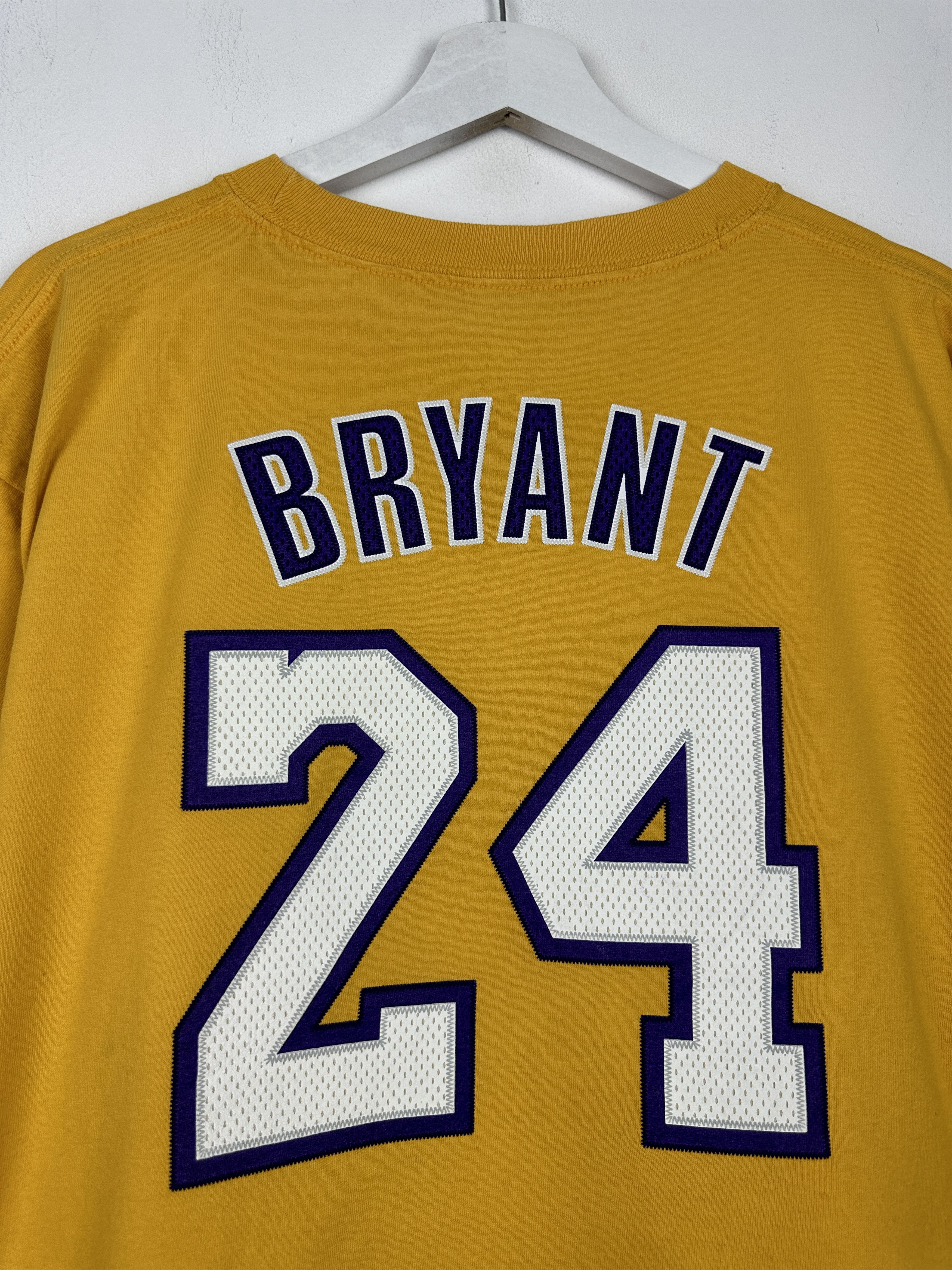 Adidas #24 Kobe Bryant Lakers Adidas NBA TShirt Tee Jersey Swingman Size US L / EU 52-54 / 3 - 7 Thumbnail