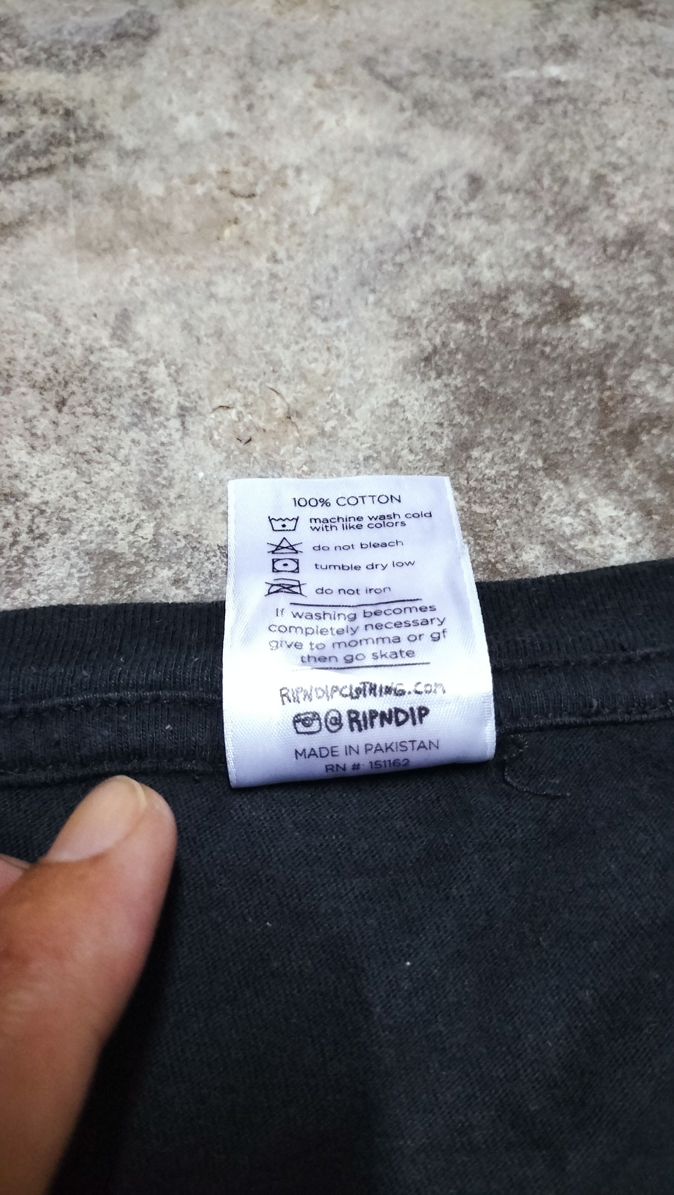 RIPNDIP Vintage RipNdip Streetwear Pocket Tees Big Print Size US XL / EU 56 / 4 - 3 Thumbnail