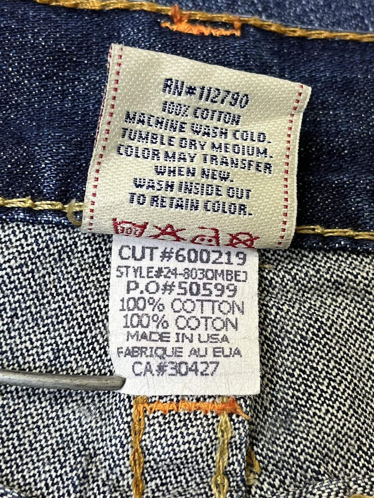 True Religion 🔥FLARE🔥TRUE RELIGION JOEY BIG T FLARED JEANS Size US 34 / EU 50 - 21 Thumbnail
