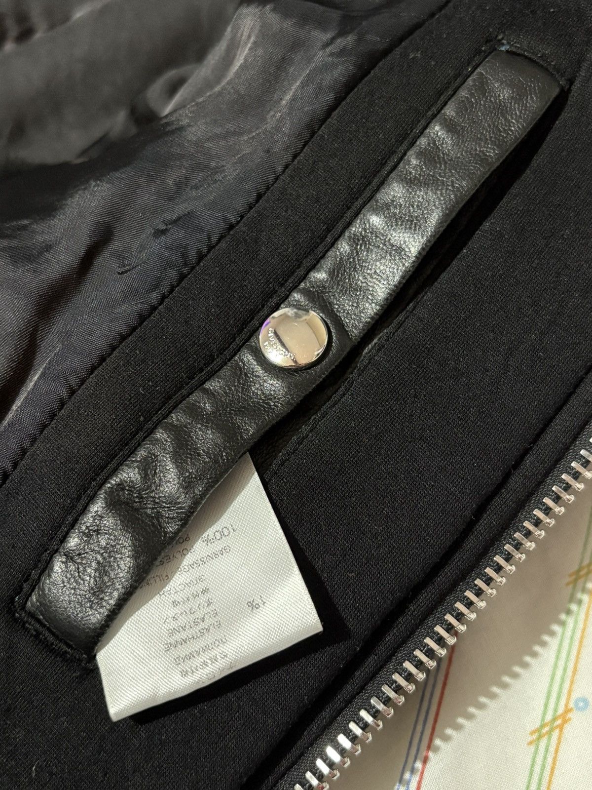 Givenchy F/W16 LAMBSKIN/VISCOSE BIKER ZIP UP Size US XS / EU 42 / 0 - 8 Thumbnail