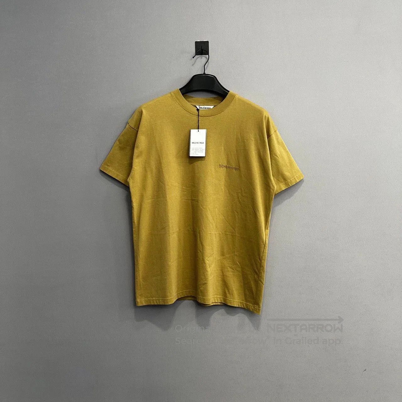 balenciaga khaki short sleeve shirt.