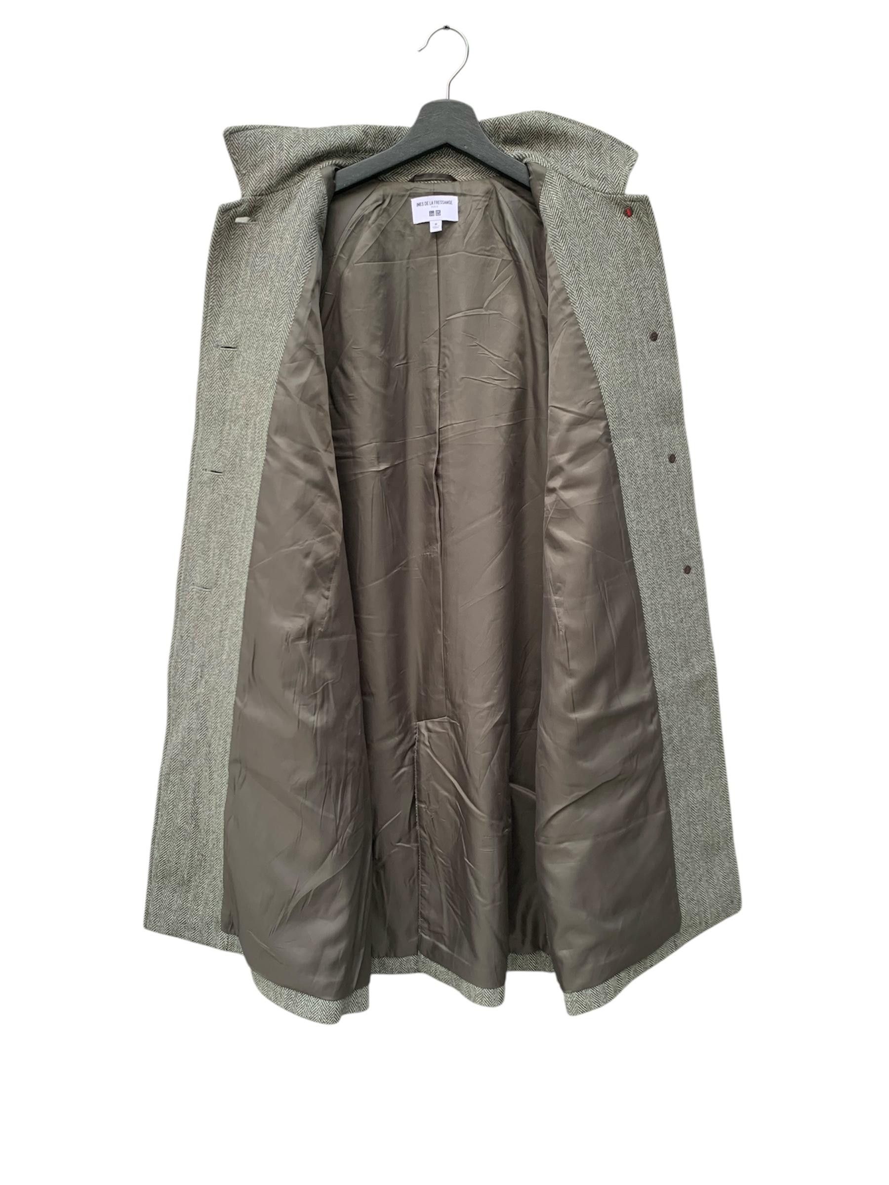 Lemaire × Uniqlo Ines De La Fressange X Uniqlo Wool Trench Coat Jacket Size US M / EU 48-50 / 2 - 4 Thumbnail