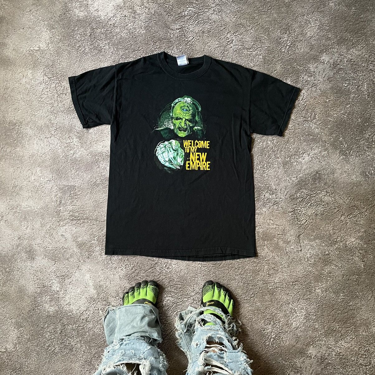 Band Tees Vintage Y2K SKELETON CREEPY FACE ABSTRACT ANGRY HORROR BONES Size US M / EU 48-50 / 2 - 1 Thumbnail