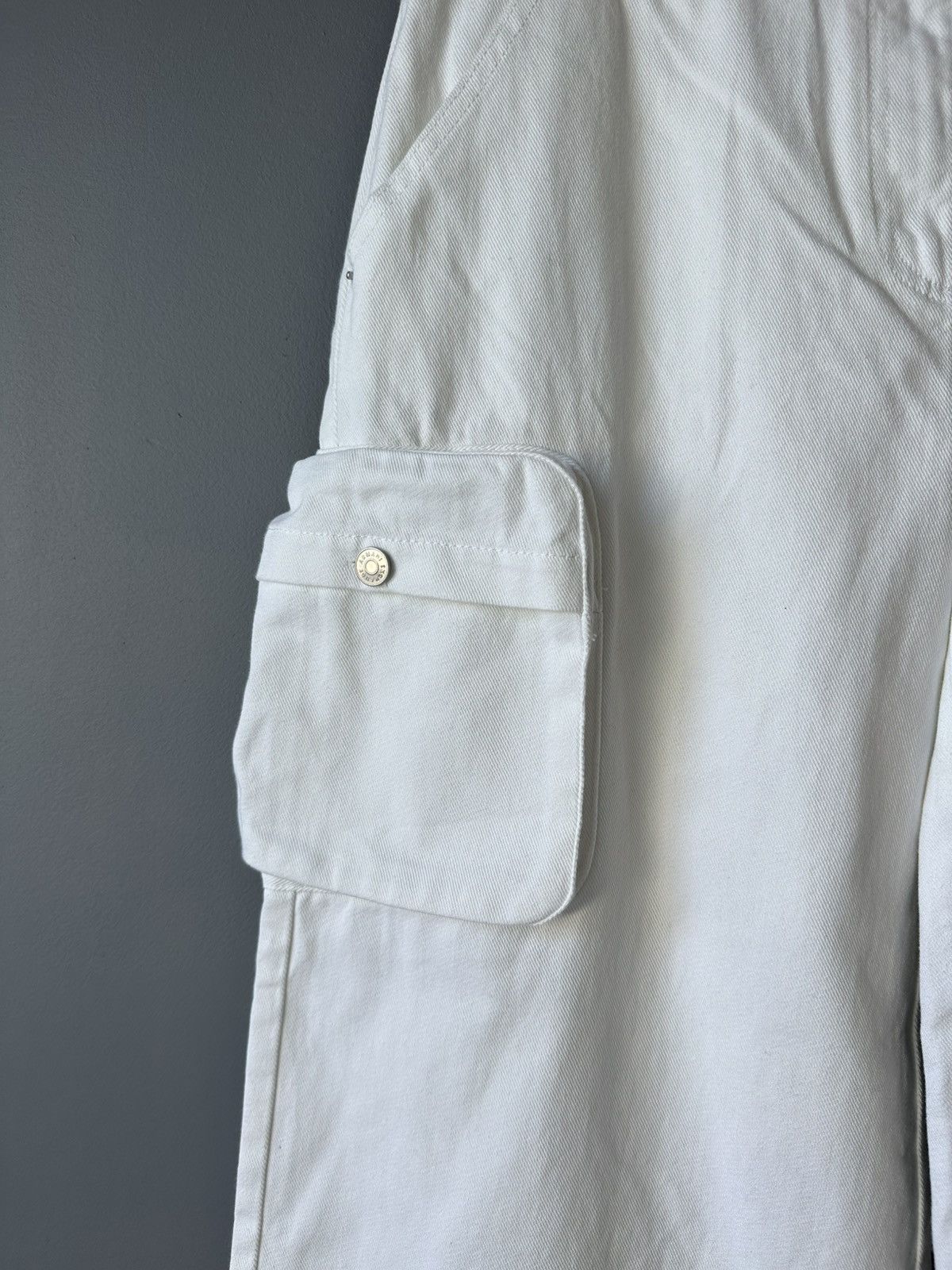 Armani Exchange Armani Exchange Wide denim pants white trousers jeans Size 30" / US 8 / IT 44 - 4 Thumbnail