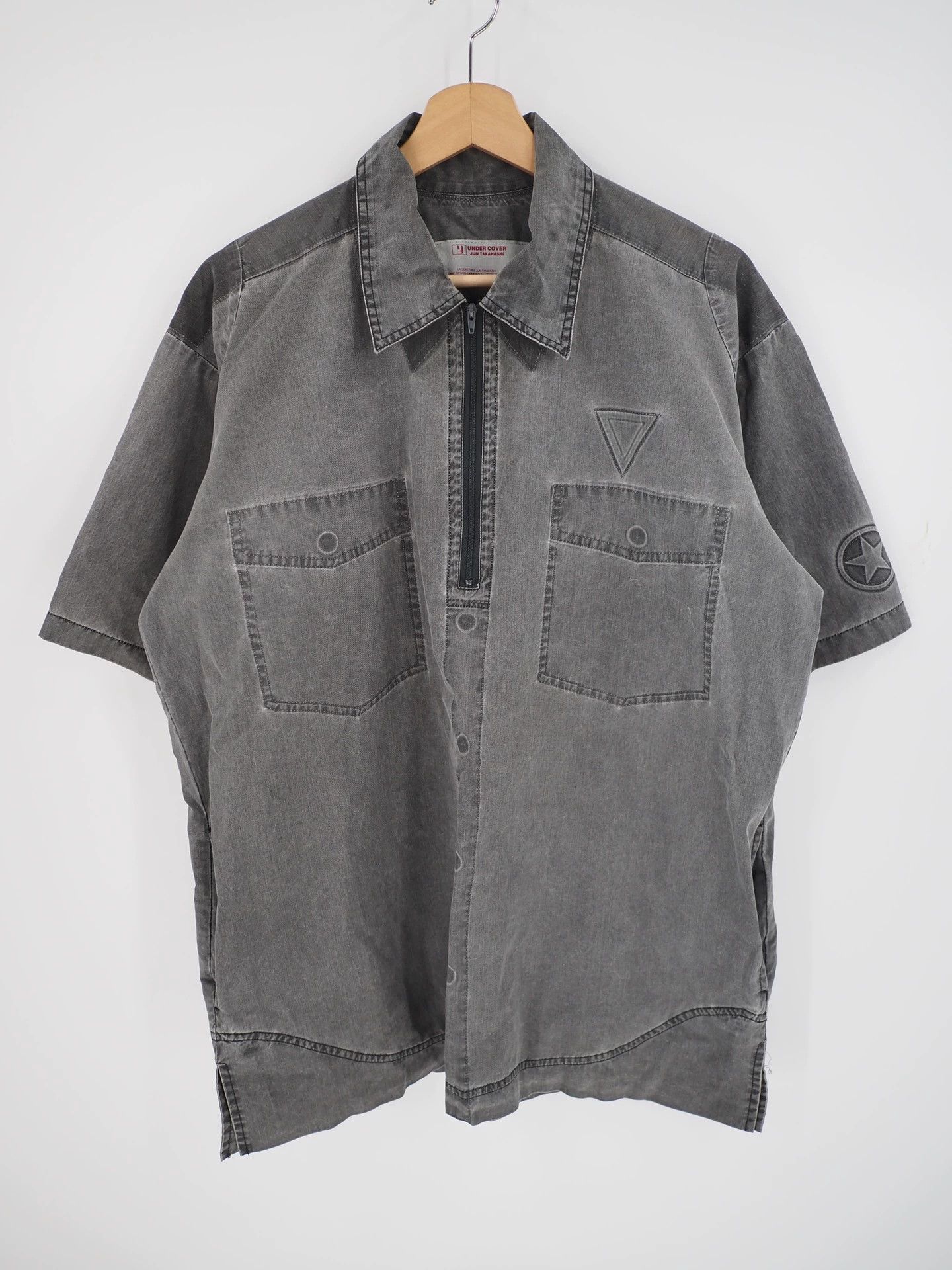 SS99 UNDERCOVER runway-style faded work shirt