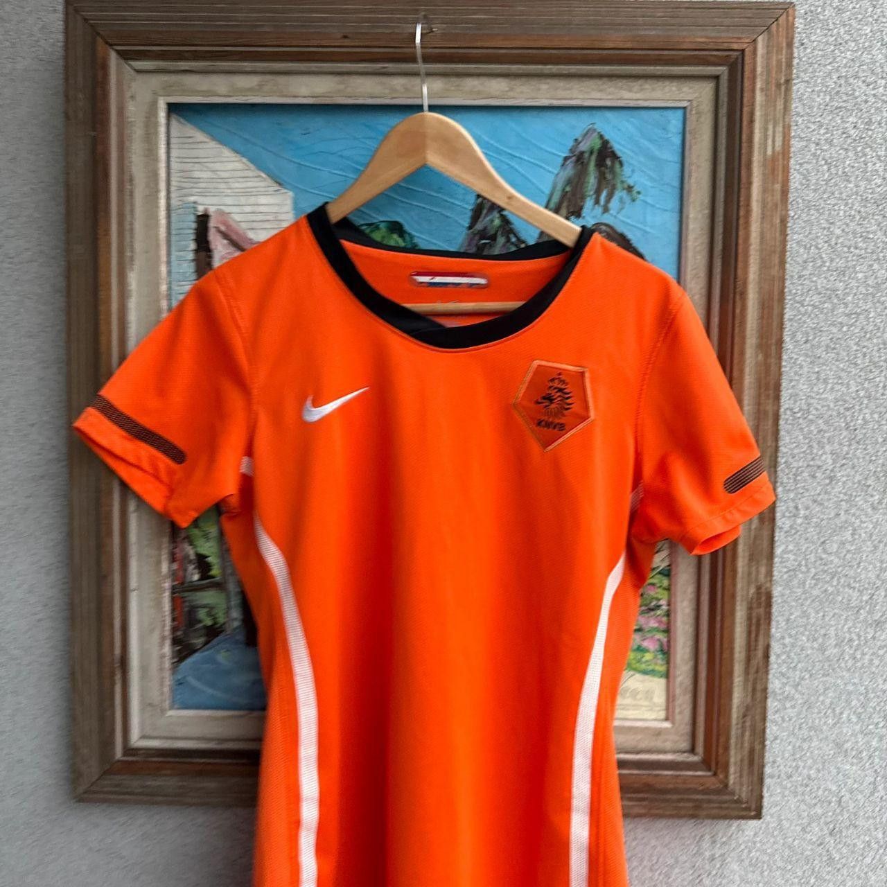 Nike Netherlands Football Jersey Womans Orange Size M / US 6-8 / IT 42-44 - 3 Thumbnail